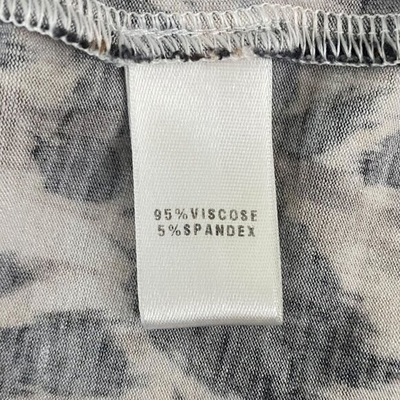 ST. JOHN Animal Print Short Sleeve Blouse Brown Black Women's Size Small Cheetah - Picture 9 of 11